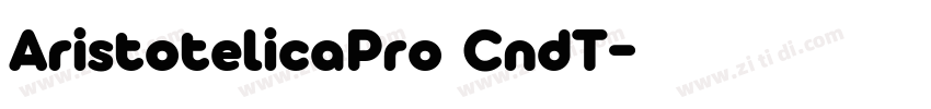 AristotelicaPro CndT字体转换